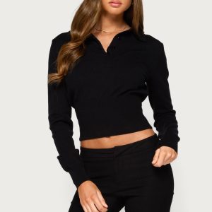 Kaisa Knit Polo Sweater