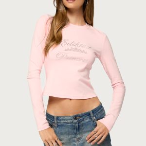 Edikted Princess Long Sleeve Top