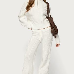 Fika Cable Knit Pants
