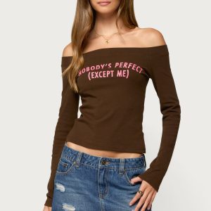 Miss Perfect Off Shoulder Top