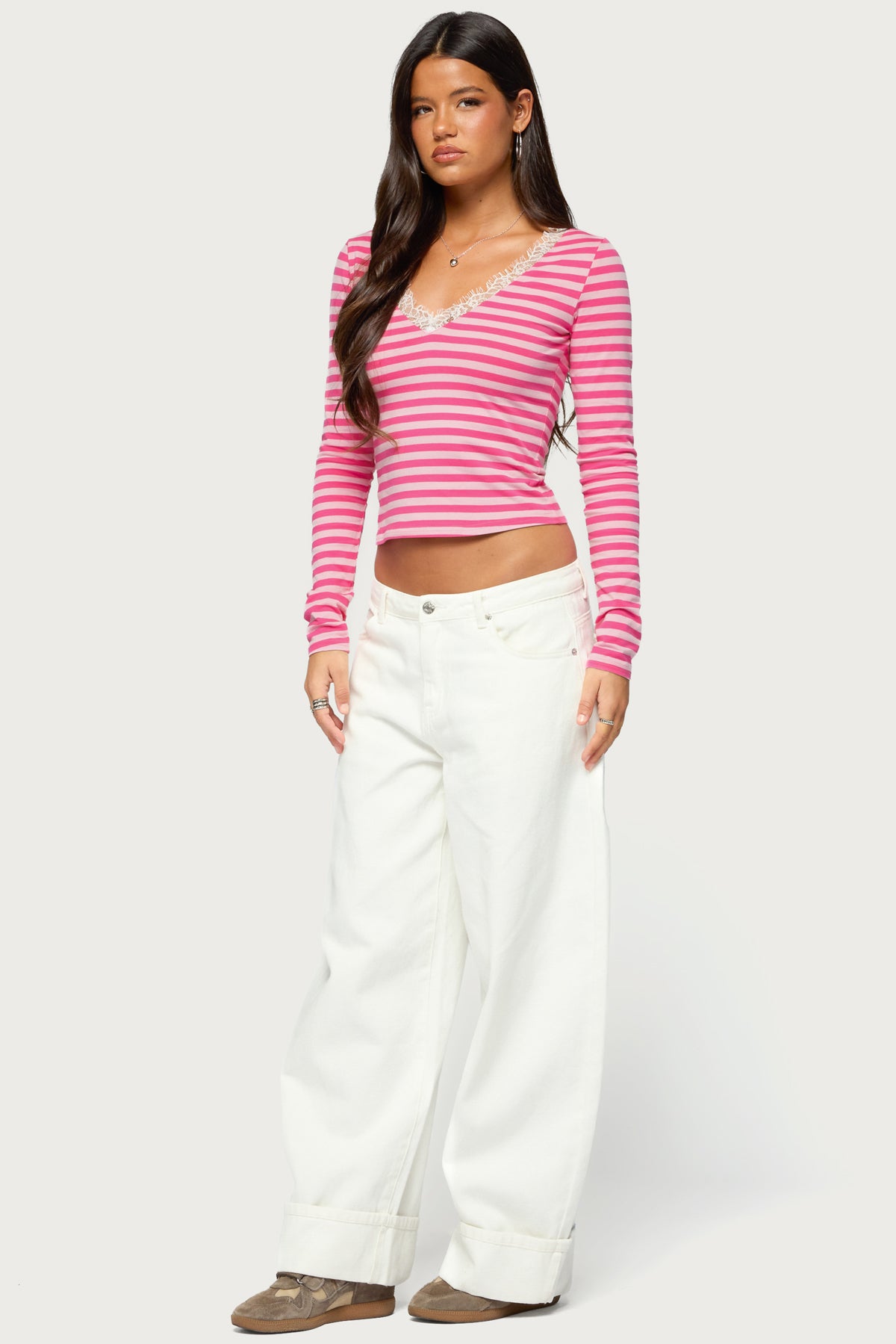 Michela Lacey Striped Top - Image 4