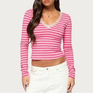 Michela Lacey Striped Top