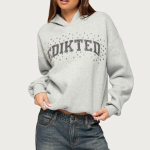Edikted Obsession Studded Hoodie