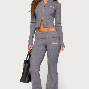 Made Edikted Foldover Pants