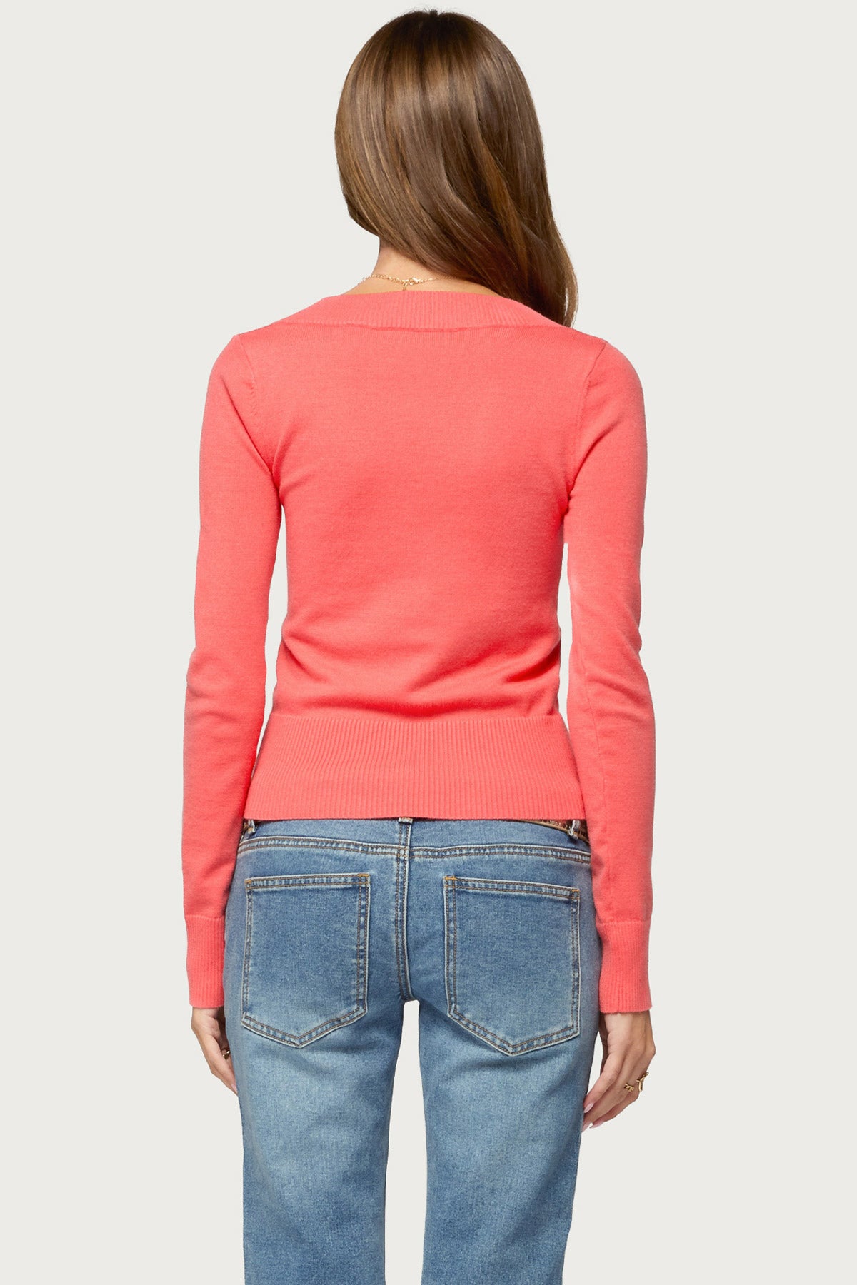 Feira V Neck Knit Sweater - Image 5