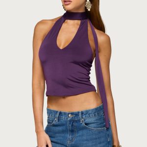 Tatyana Cut Out Halter Top
