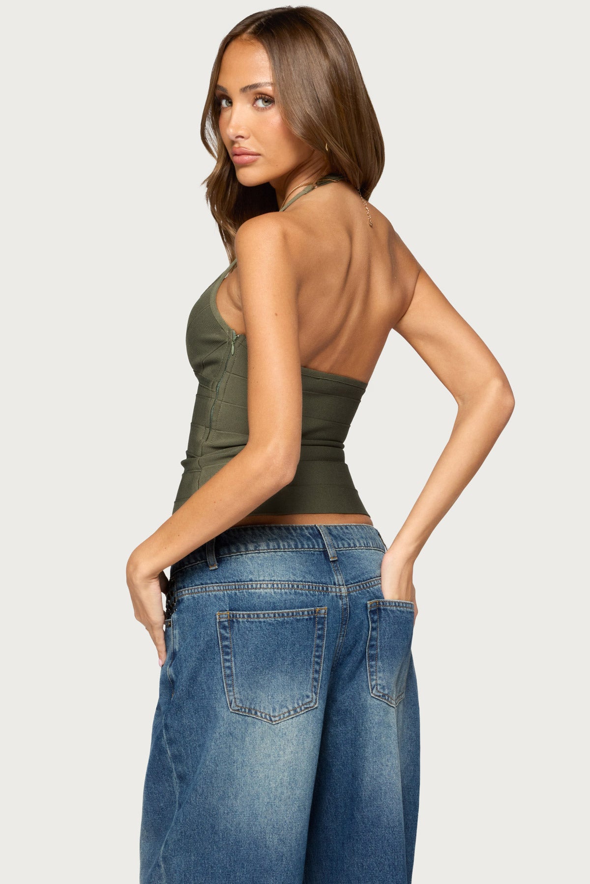 Enza Bandage Halter Top - Image 5
