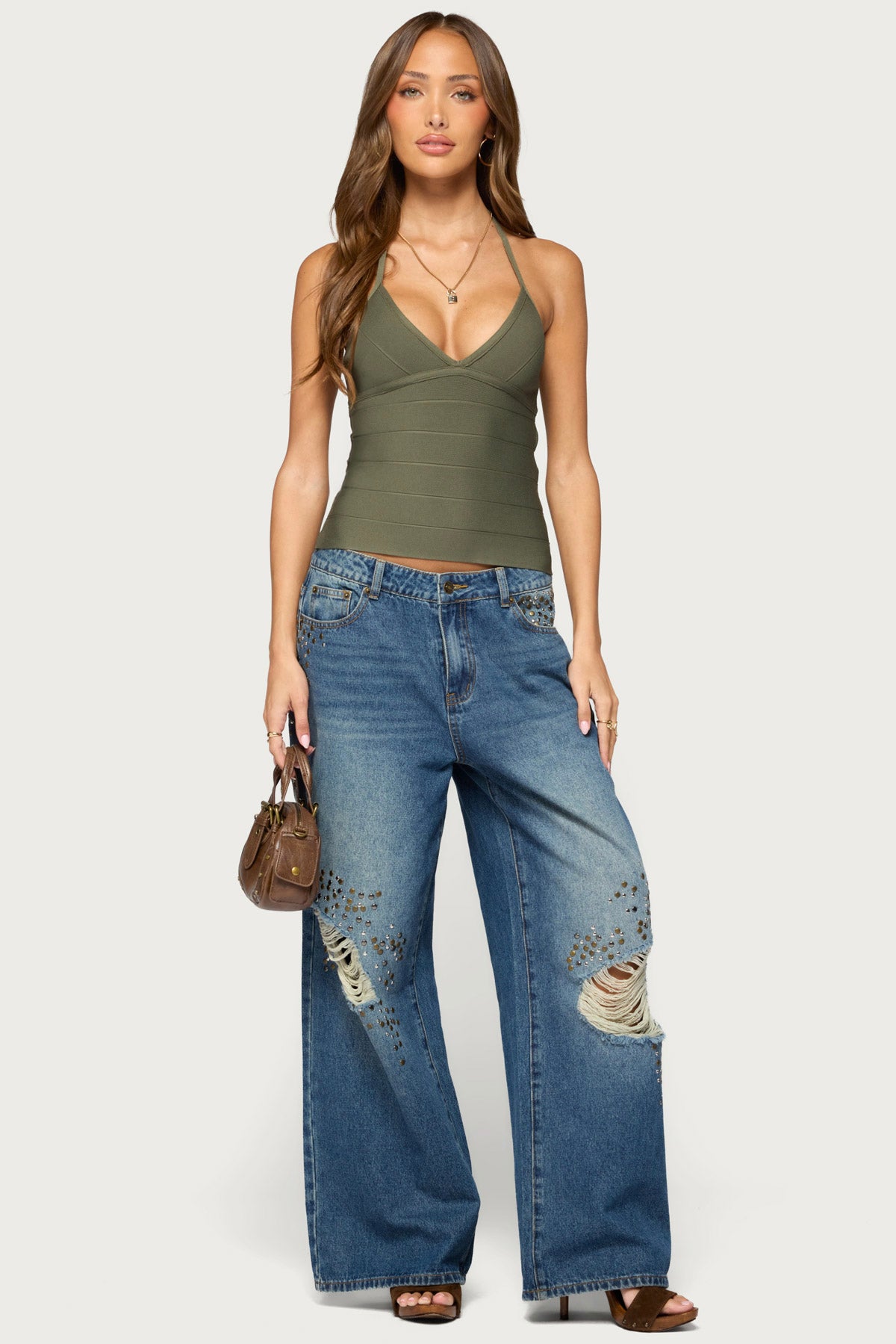 Enza Bandage Halter Top - Image 2