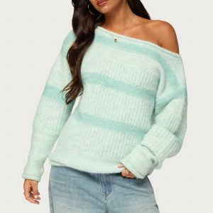 Sheree Striped Chunky Knit Sweater