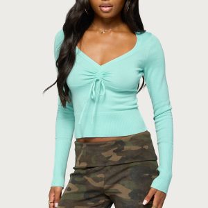 Phaye Drawstring Knit Sweater