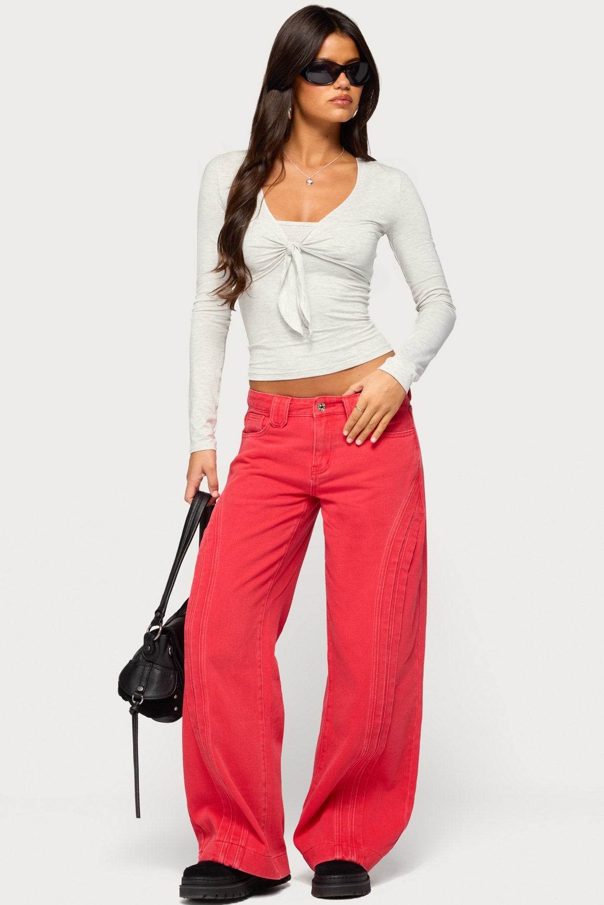 Jayme Two Piece Tie Front Top - Image 2