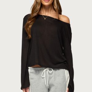 Beebs Off Shoulder Bell Sleeve Top