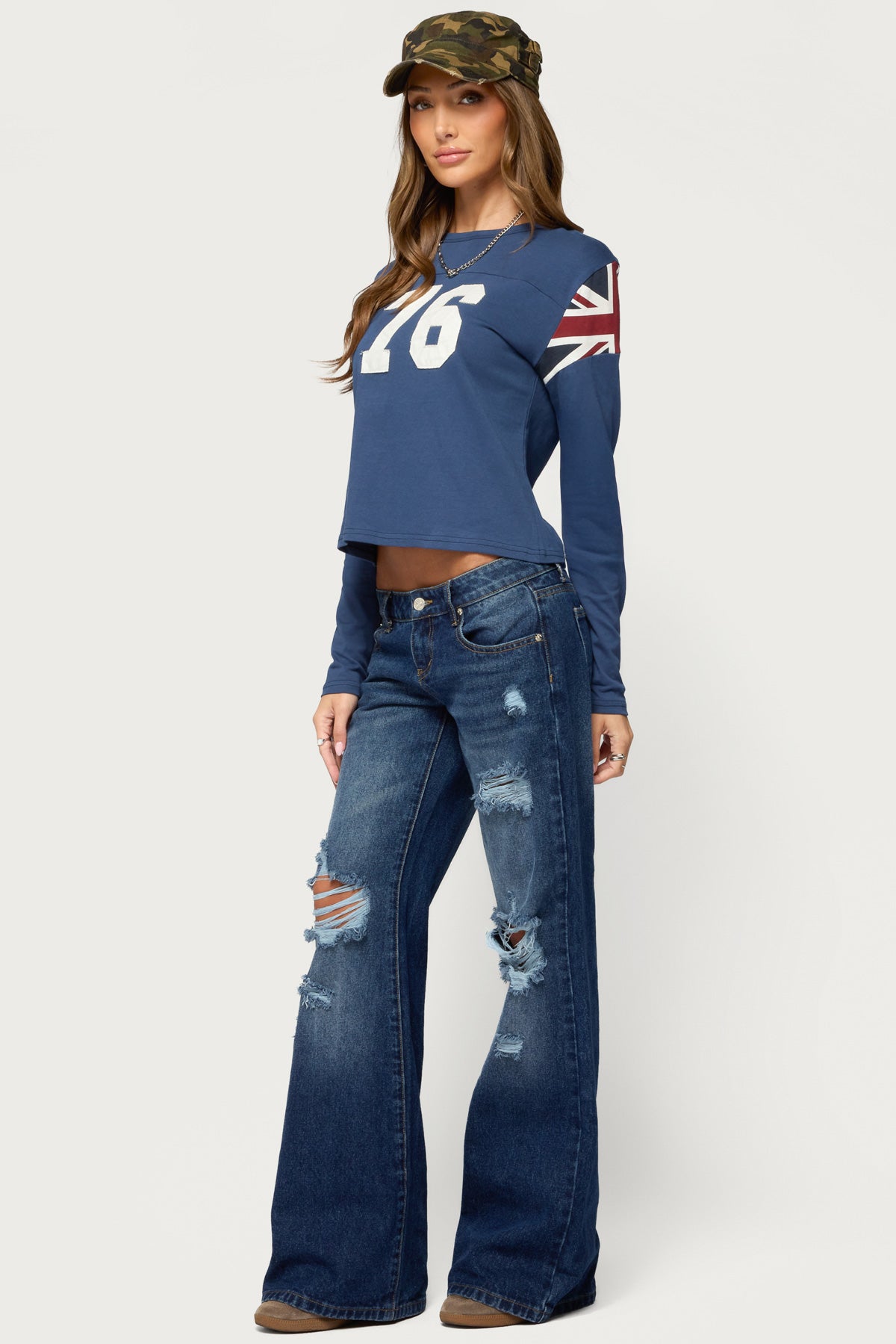 76 UK Long Sleeve T Shirt - Image 5