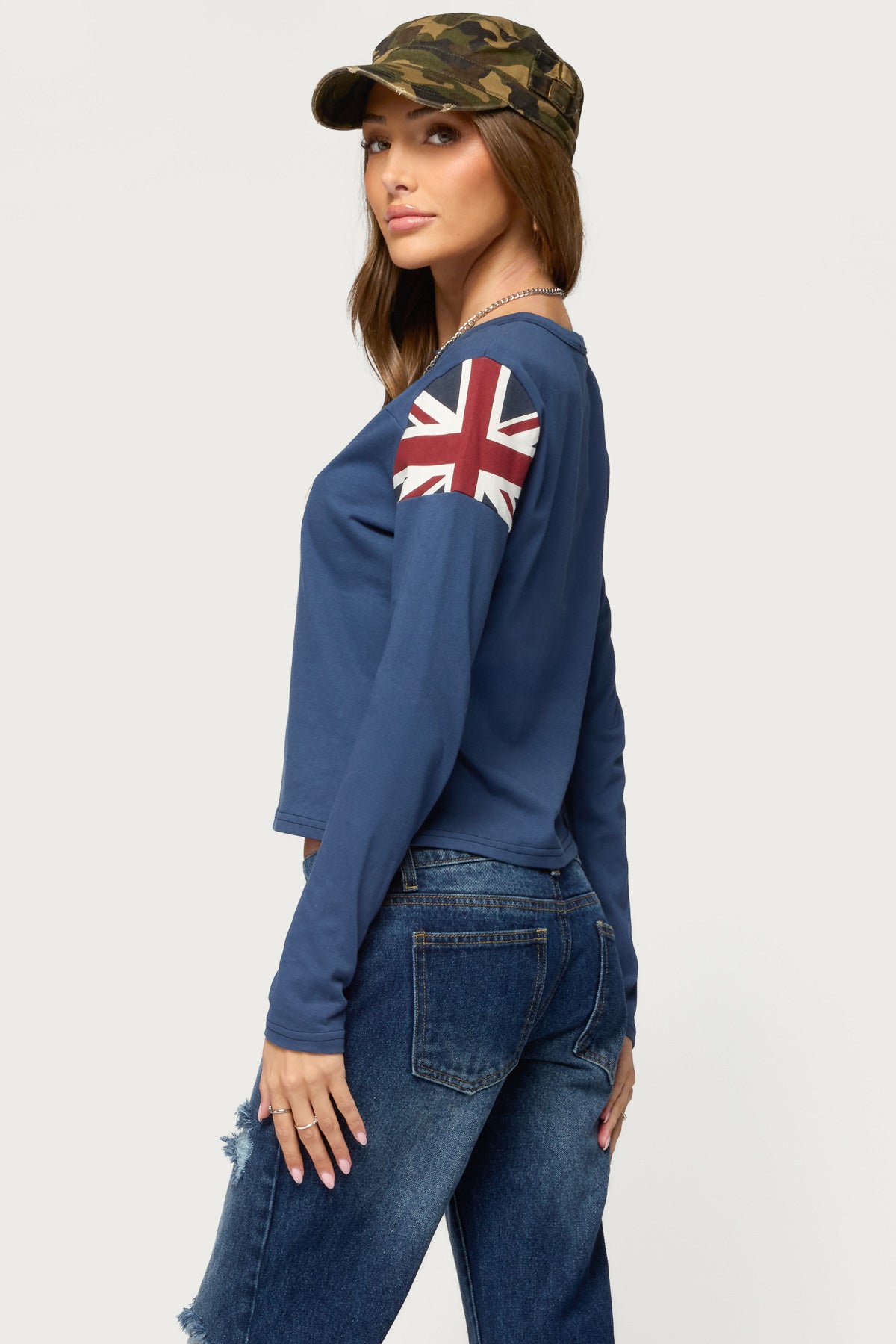 76 UK Long Sleeve T Shirt - Image 4