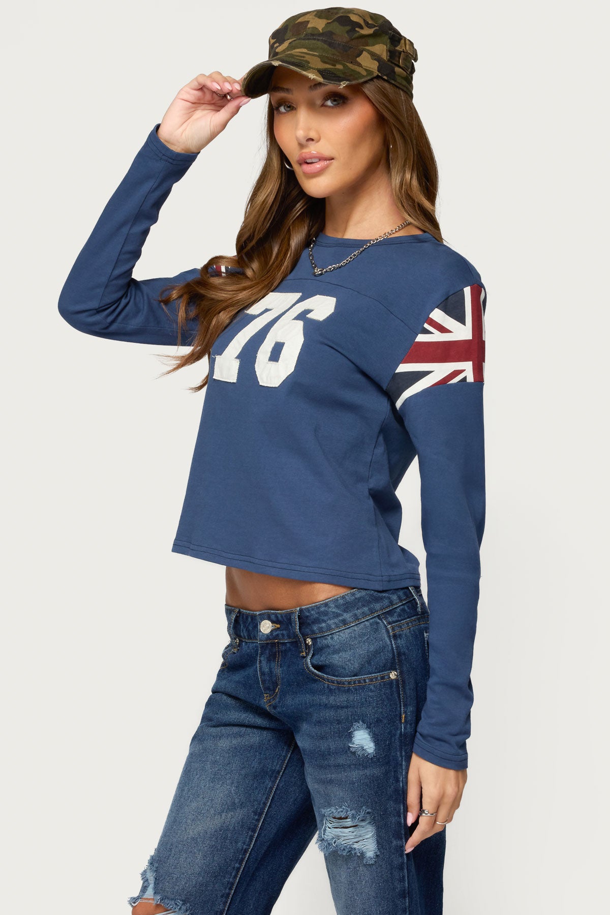 76 UK Long Sleeve T Shirt - Image 3