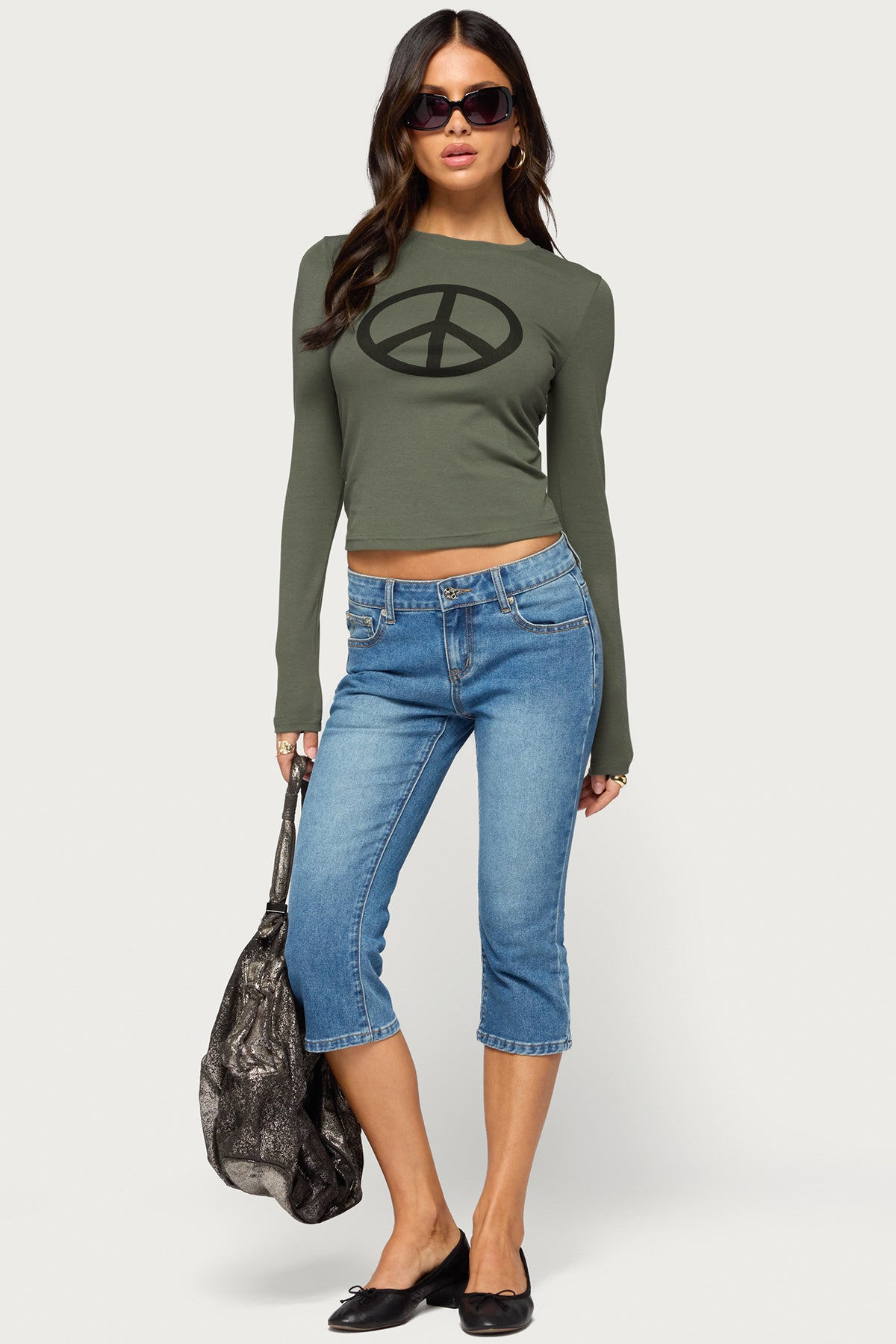 Perrey Peace Long Sleeve Top - Image 2