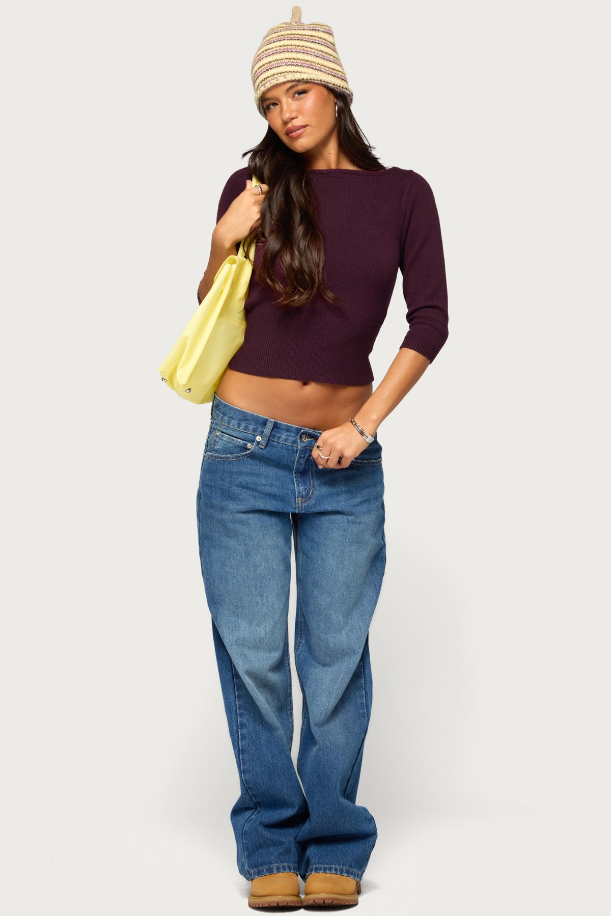 Zoelle Three-Quarter Sleeve Sweater - Image 2