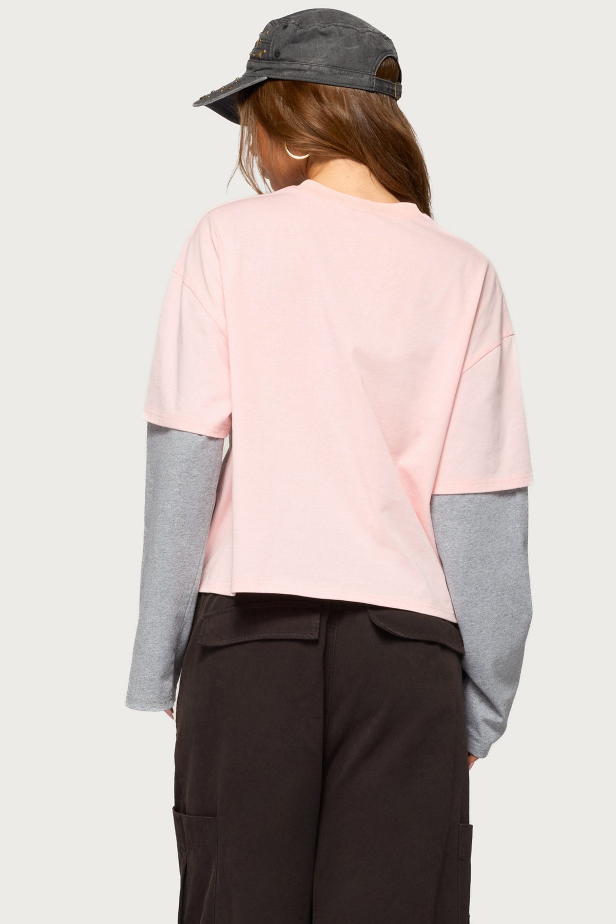 Priscillia Contrast Layered Top - Image 5
